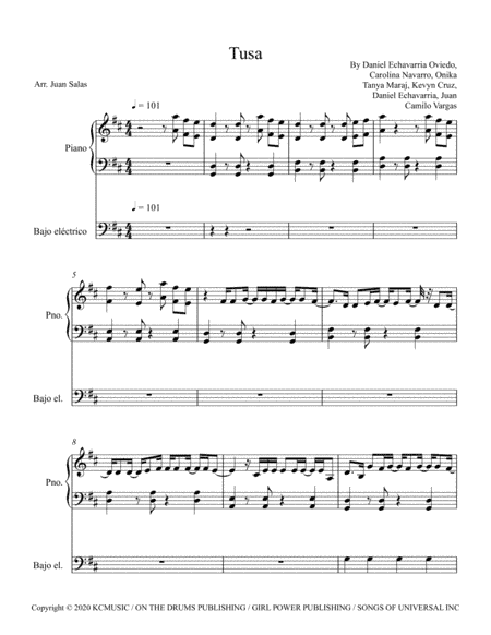 Tusa (arr. Juan Salas)