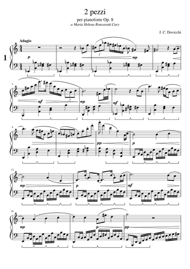2  small pieces for piano