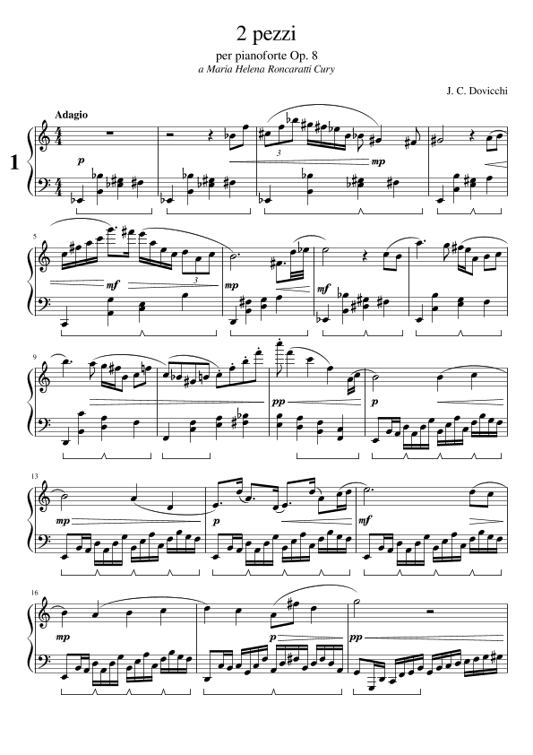 2  small pieces for piano