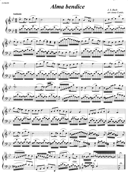 Alma bendice al Señor Rei de Gloria