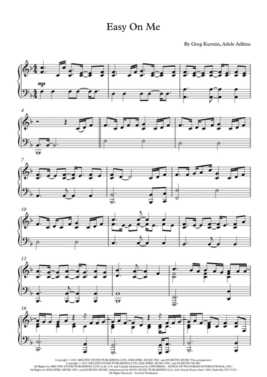 Easy On Me (arr. Fernanda Moura)