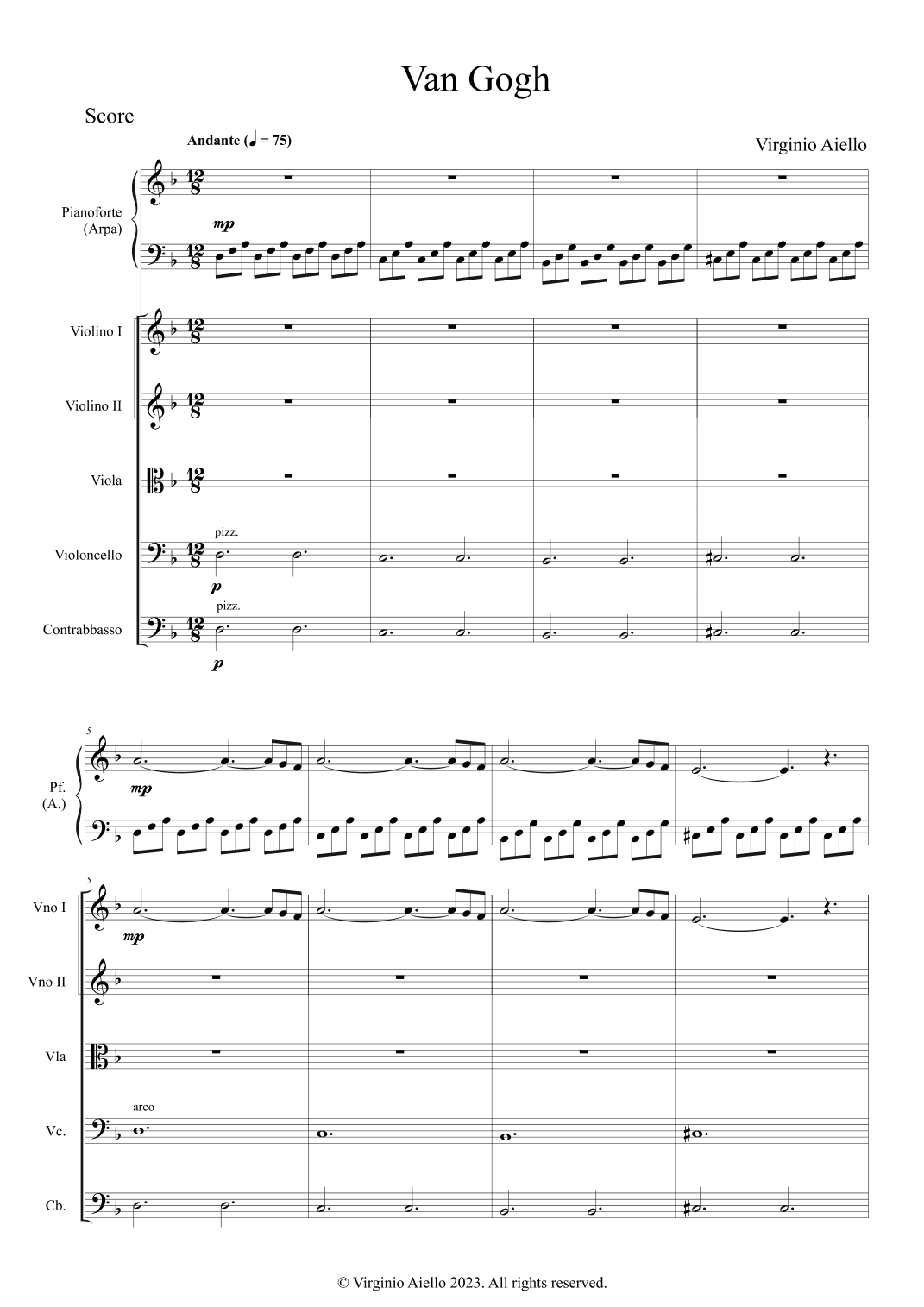 Van Gogh (Piano & String Orchestra)