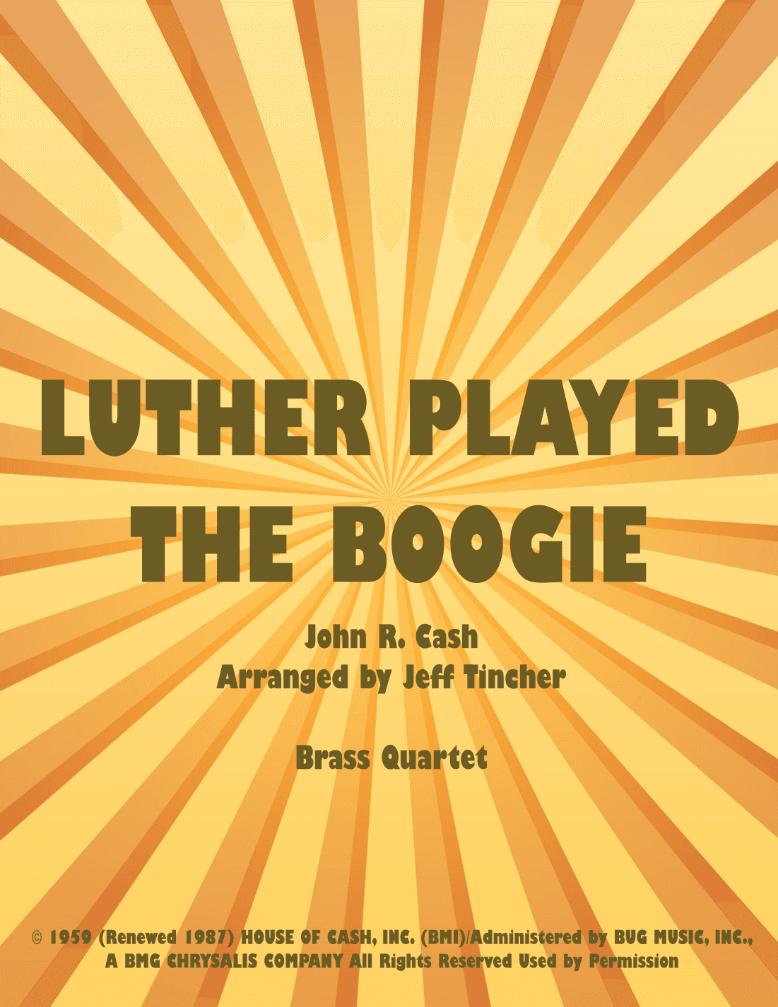 Luther Played The Boogie (arr. Jeff Tincher)