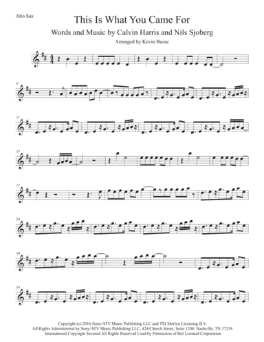This Is What You Came For (arr. Kevin Busse)