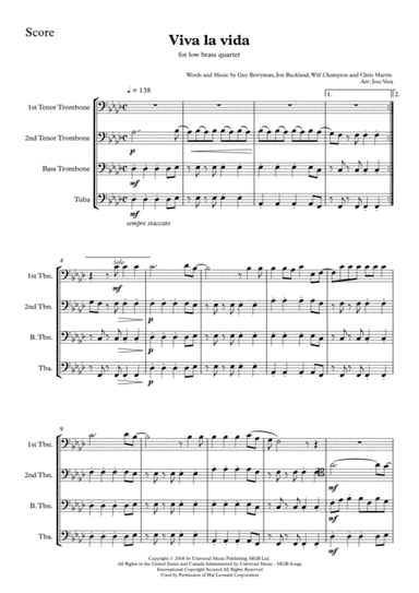 Viva La Vida (arr. Jose Vera)