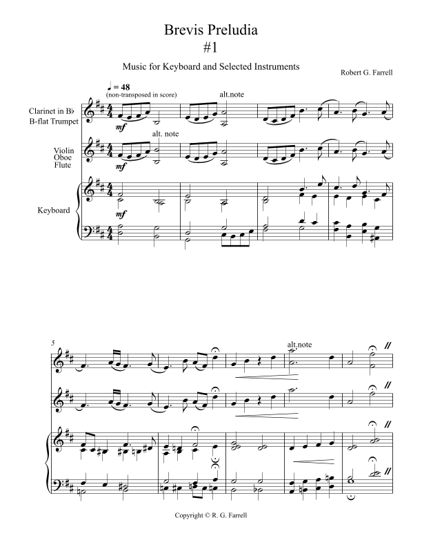 Brevis Preludia