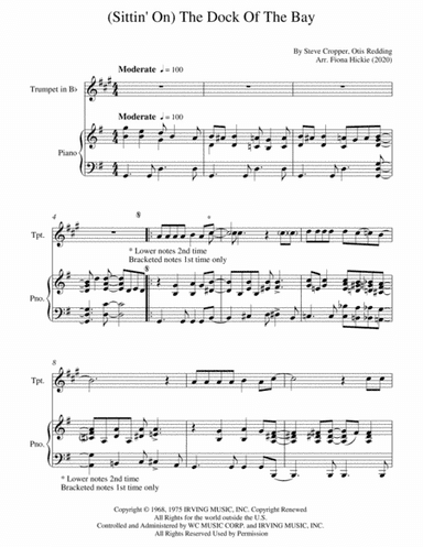 (sittin' On) The Dock Of The Bay (arr. Fiona Hickie)