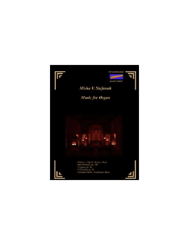 Music for Organ Volume I. Church music