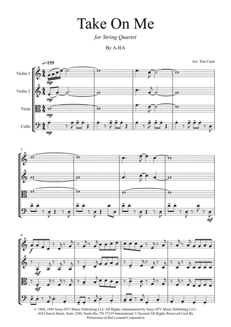 Take On Me (arr. Tim Curd)