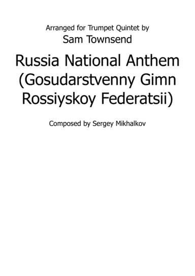 Russia National Anthem (Trumpet Quintet) (arr. Sam Townsend)