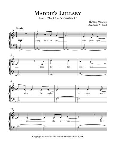 Maddie's Lullaby (arr. Julie A Lind)