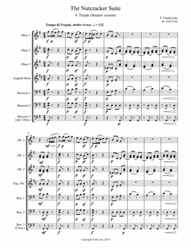 The Nutcracker Suite 4. Trepak (student version) (arr. Erik Cole)