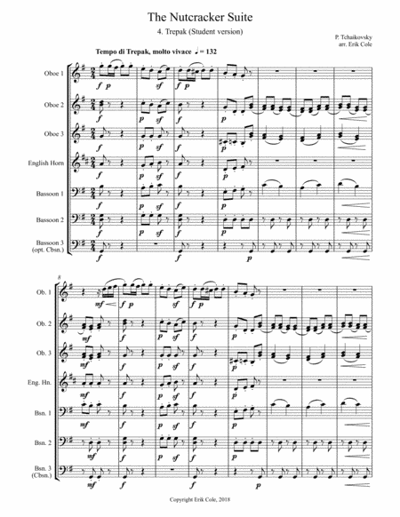 The Nutcracker Suite 4. Trepak (student version) (arr. Erik Cole)