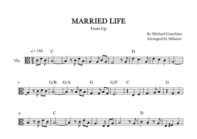 Married Life (arr. Milanov)