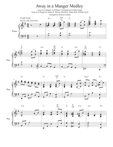 Away in a Manger Medley (arr. Ronnie Leyland)