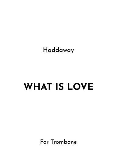 What Is Love (arr. Jireh J.)