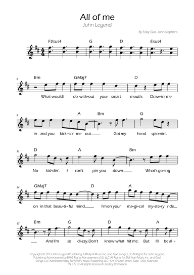 All Of Me (arr. Ygor Nunes)