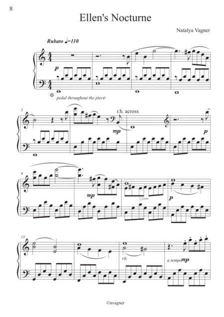 Ellen's Nocturne for piano