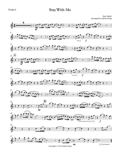 Stay With Me (arr. Adrian Pang)
