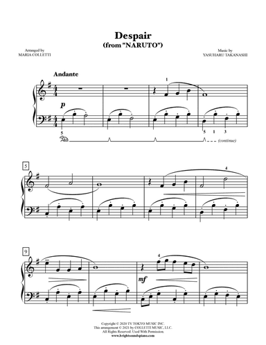 Despair (shitsui) (arr. Maria Colletti)
