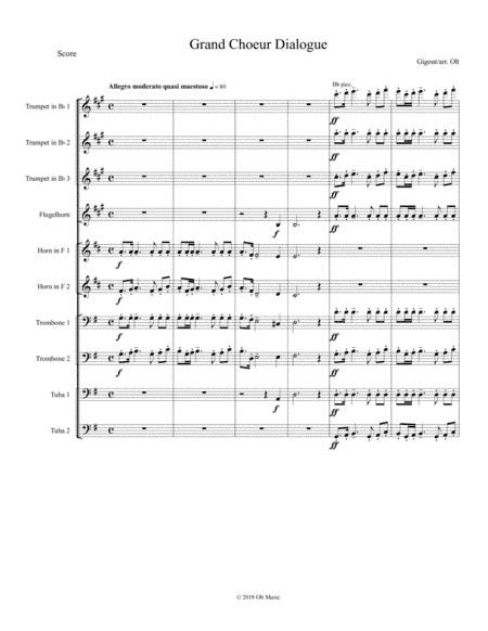 Grand Choeur Dialogue (arr. Tim Olt)
