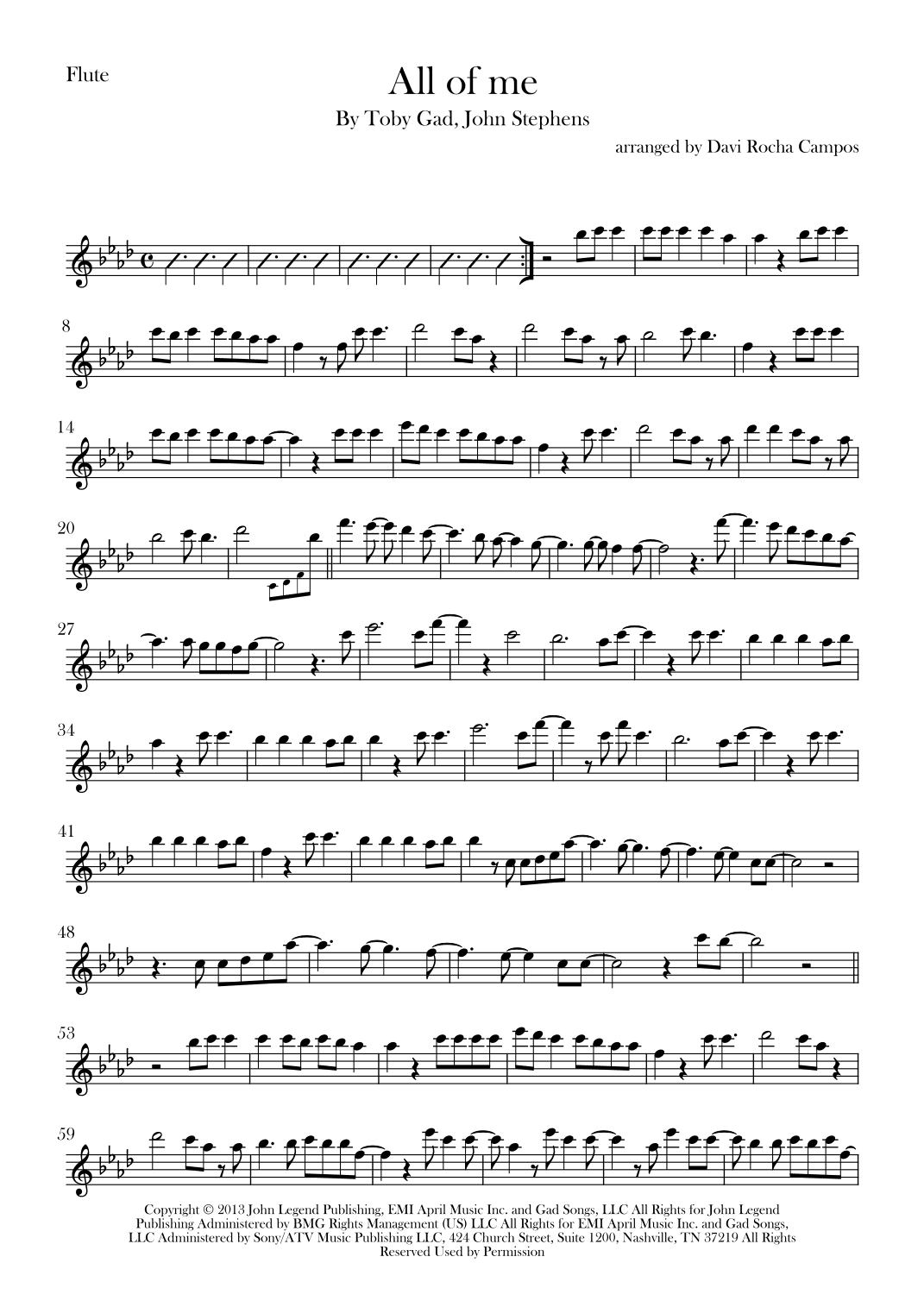 All Of Me (arr. Davi Rocha Campos)