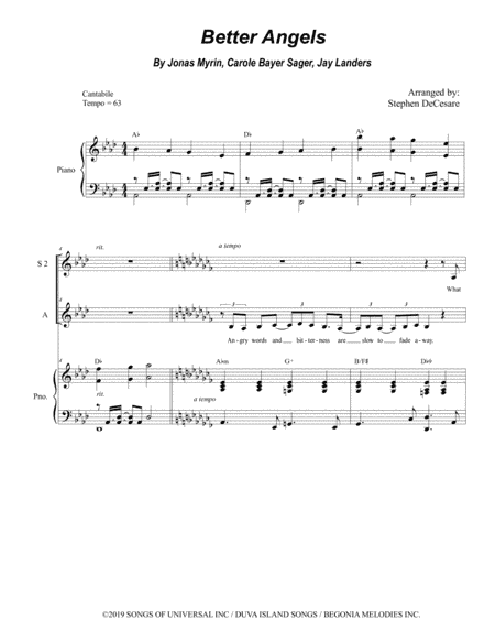 Better Angels (arr. Stephen DeCesare)