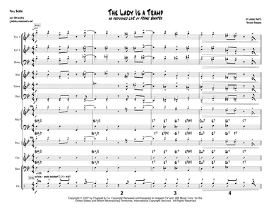 The Lady Is A Tramp (arr. Hollywood Charts)