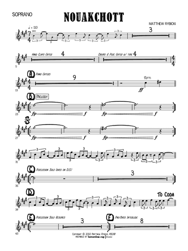 Nouakchott (Quintet Parts)