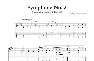 Symphony No. 2 (Second Movement Theme) (arr. Mark Phillips)
