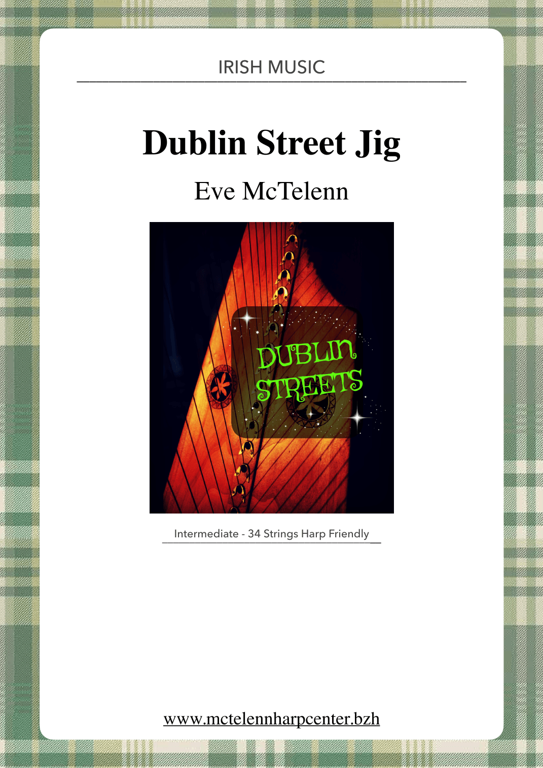 Dublin Street - Slip Jig- intermediate & 34 String Harp | McTelenn Harp Center (arr. Eve McTelenn)