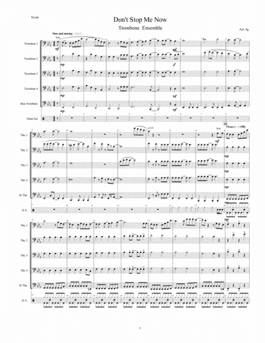 Don't Stop Me Now (arr. Alex Belliveau)
