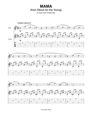 Mama (from Album for the Young) (arr. Mark Phillips)