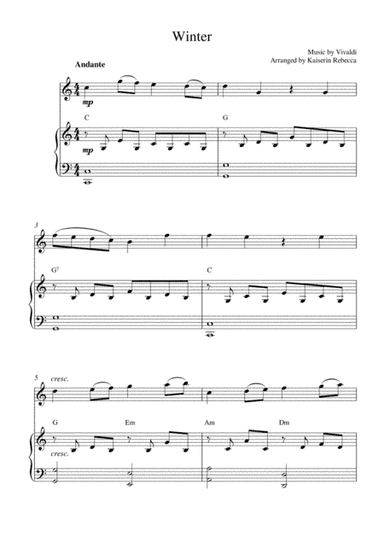 Winter (arr. Kaiserin Rebecca)