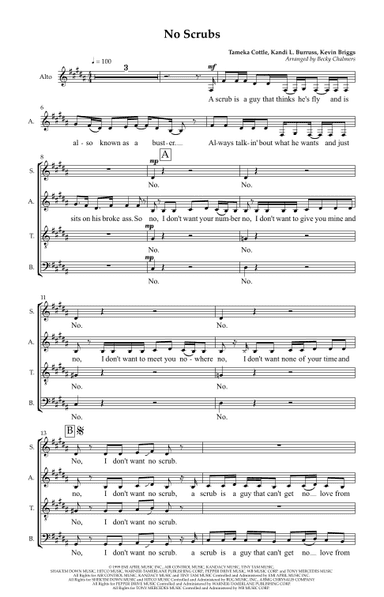 No Scrubs (arr. Becky Chalmers)