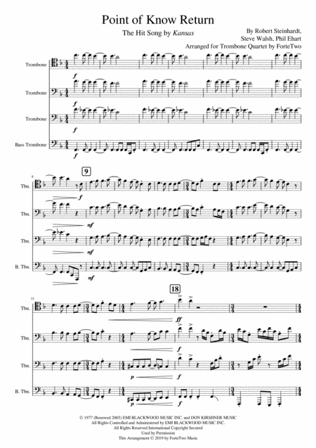 Point Of Know Return (arr. ForteTwo)