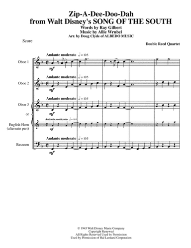 Zip-A-Dee-Doo-Dah (arr. Doug Clyde)