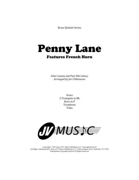 Penny Lane (arr. Jari Villanueva)