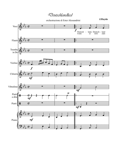 Deutschlandlied (arr. Ester Alessandrini)