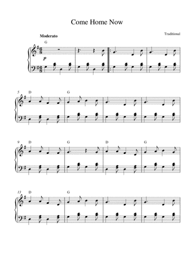 Come Home Now (arr. Kaiserin Rebecca)