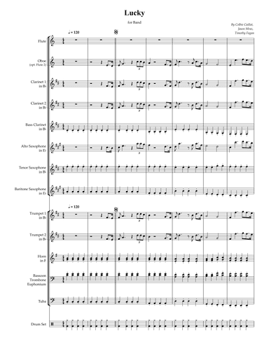 Lucky (arr. Wesley S. SIlva)