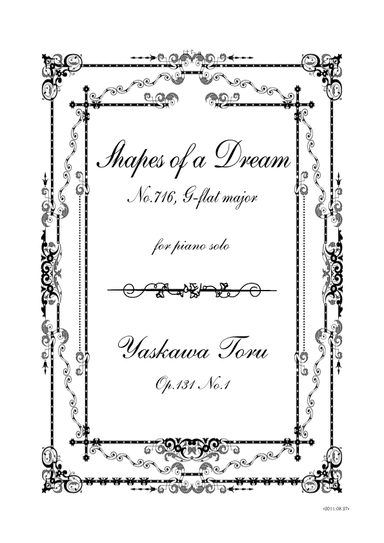 Shapes of a Dream No.716, G-flat major, Op.131 No.1