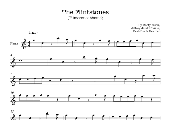 The Flintstones (arr. E.P)