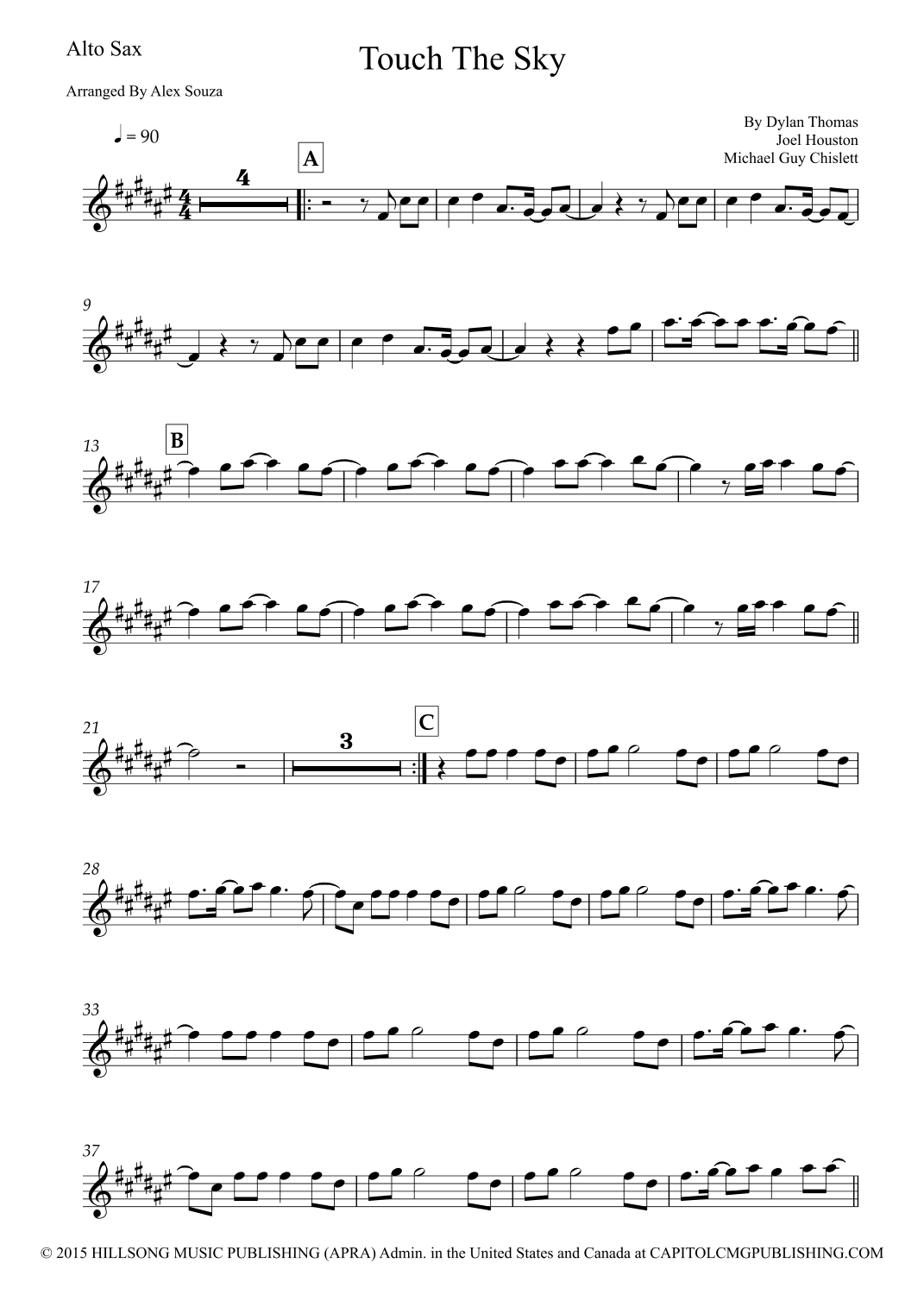 Touch The Sky (arr. Alex Souza)