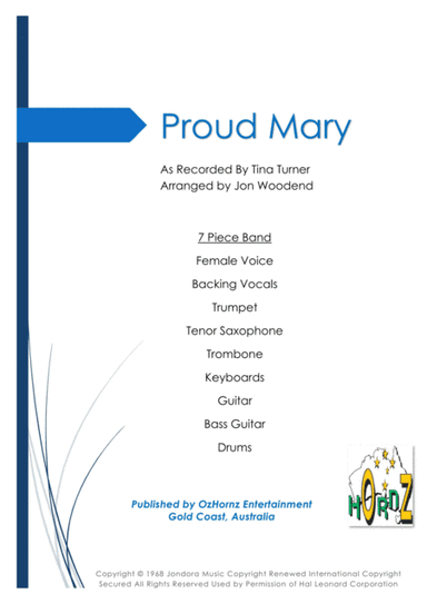 Proud Mary (arr. Jon Woodend)