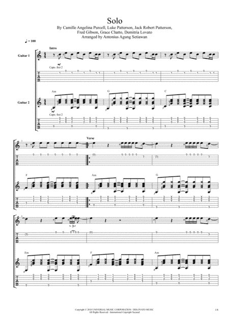 Solo (arr. Antonius Agung Setiawan)
