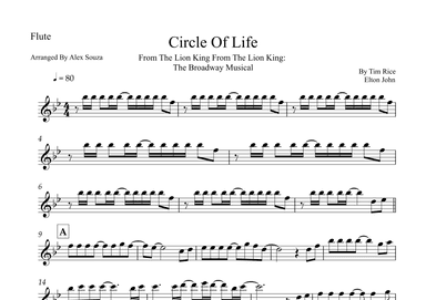 Circle Of Life (arr. Alex Souza)