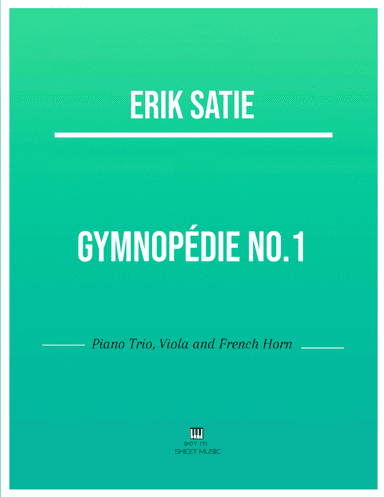 Erik Satie - Gymnopedie No 1(Trio Piano, Viola and French Horn) with chords (arr. ANDRE LAITANO)