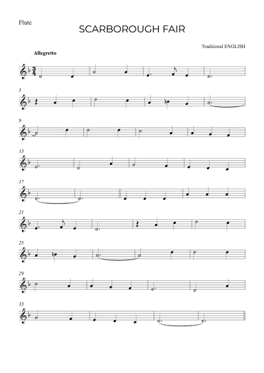 SCARBOROUGH FAIR (arr. Alex Nunes Rodrigues)