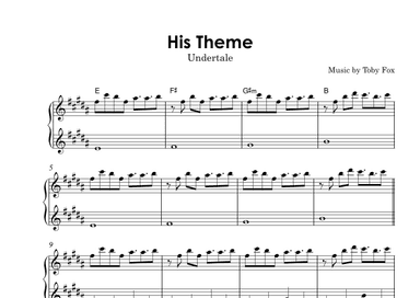Hopes & Dreams Save The World His Theme (arr. Gabriel Melo)
